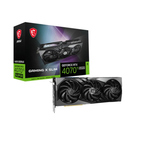 MSI GEFORCE RTX 4070 TI SUPER 16G GAMING X SLIM