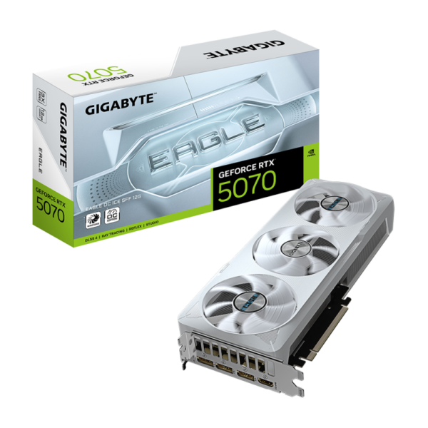 GIGABYTE GeForce RTX 5070 EAGLE OC ICE SFF 12G